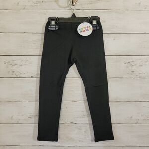 BNWT DOT DOT SMILE LITTLE‎ GIRLS BLACK BUTTERY SOFT LEGGINGS SIZE 2T